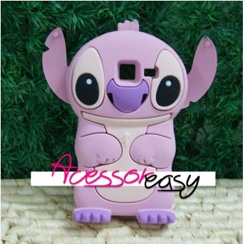 Case Stitch Rosa - Galaxy Y Duos