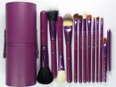 Kit 12 pinceis - roxo - réplica MAC