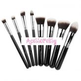 Kit 8 pinceis prata profissional